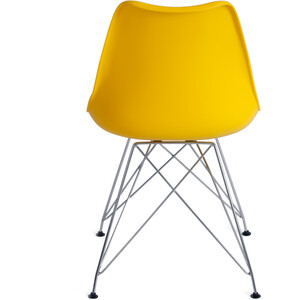Стул TetChair Tulip iro chair(mod.EC-123) металл/пластик 54,5x48x83,5 желтый