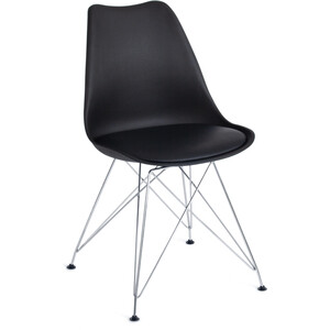 Стул TetChair Tulip iro chair(mod.EC-123) металл/пластик 54,5x48x83,5 черный
