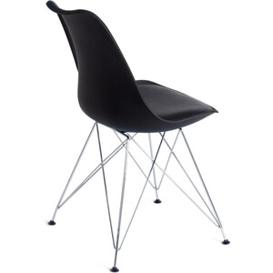 Стул TetChair Tulip iro chair(mod.EC-123) металл/пластик 54,5x48x83,5 черный
