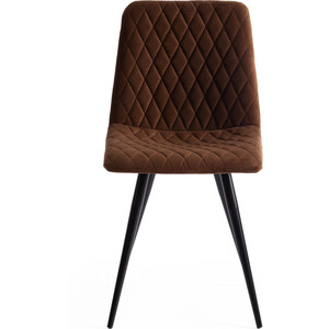 Стул TetChair Chilly X (mod. 7096) ткань / металл 45x53x88 коричневый barkhat 11 / черный кресло тс 70х48х129 см ткань норка коричневый