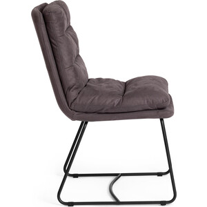 фото Стул tetchair mason (mod. 8255) металл / ткань 45x64x91 серый винтаж (mf-11) / черный