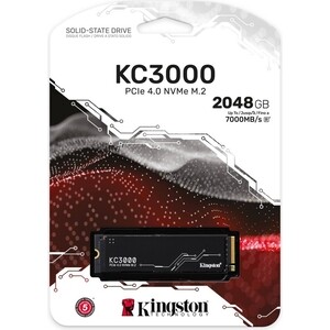 Накопитель SSD Kingston PCI-E 4.0 x4 2Tb SKC3000D/2048G KC3000 M.2 2280 (SKC3000D/2048G)