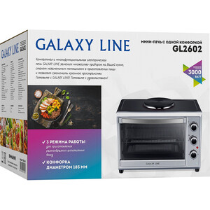 фото Мини-печь galaxy line gl2602