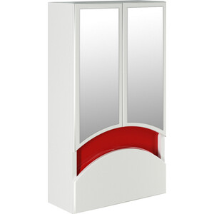 Зеркальный шкаф Mixline Радуга 46х80 красный (4640030866809) пружинка радуга