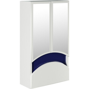 Зеркальный шкаф Mixline Радуга 46х80 синий (4640030866830)