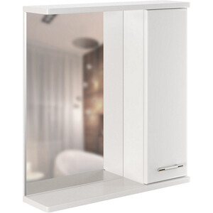 Зеркало-шкаф Mixline Росток 65х69 правый, белый (4640030868933) ремонтная муфта для шланга росток 426365 rm 12 1 2