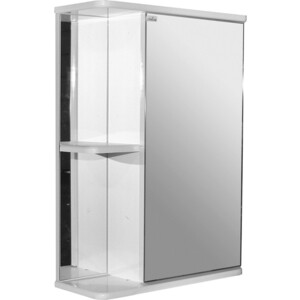 Зеркальный шкаф Mixline Стандарт 50х70 правый, белый (4640030867318) зеркальный шкаф mixline