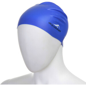 фото Шапочка для плавания fashy silicone cap aquafeel, силикон, синий (3046-53)