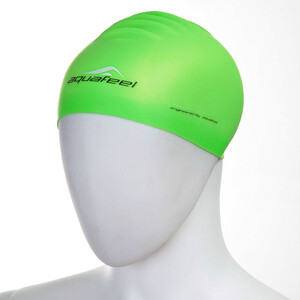 фото Шапочка для плавания fashy silicone cap aquafeel, силикон, зеленый (3046-61)