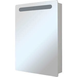 Зеркальный шкаф Mixline Стив 60х81 правый, белый (4640030869039) зеркальный шкаф sancos hilton 80х74 с подсветкой ручной выключатель z800
