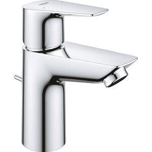 фото Смеситель для раковины grohe bauedge с донным клапаном, хром (23894001)