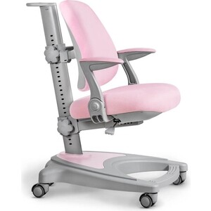 Детское кресло ErgoKids Y-416 pink с подлокотниками (Y-416 KP + подлокотники) обивка розовая однотонная