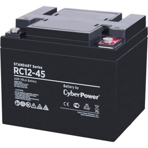 Аккумуляторная батарея CyberPower Battery Standart series RC 12-45 (RC 12-45) аккумуляторная батарея cyberpower standart series rc 12 120