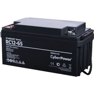Аккумуляторная батарея CyberPower Battery Standart series RC 12-65 (RC 12-65) аккумуляторная батарея cyberpower battery standart series rc 12 7 rc 12 7