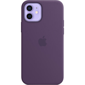 фото Чехол apple iphone 12/12 pro silicone case with magsafe - amethyst (mk033ze/a)