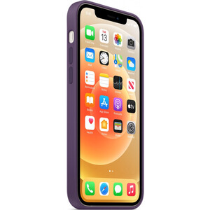 фото Чехол apple iphone 12/12 pro silicone case with magsafe - amethyst (mk033ze/a)