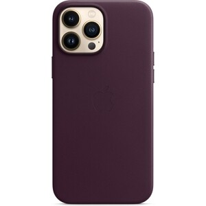 фото Чехол apple iphone 13 pro max leather case with magsafe - dark cherry (mm1m3ze/a)