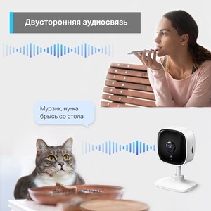 фото Камера tp-link home security wi-fi station camera, 3mp (tapo c110)
