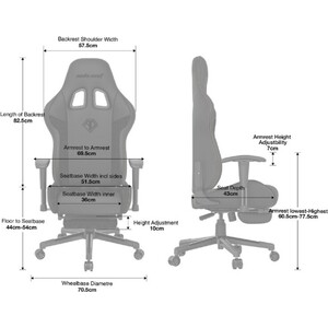 фото Премиум игровое кресло andaseat anda seat jungle черный