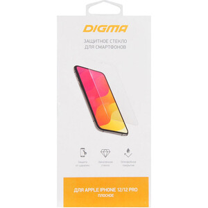 

Защитное стекло для экрана Digma для Apple iPhone 12/12 Pro прозрачная 1шт. (DGG1AP12PA), для Apple iPhone 12/12 Pro прозрачная 1шт. (DGG1AP12PA)
