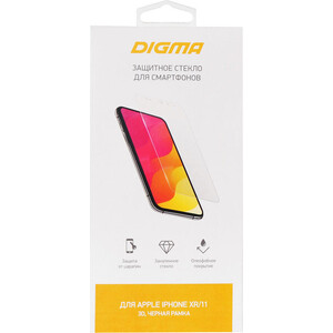 

Защитное стекло для экрана Digma для Apple iPhone XR/11 3D 1шт. (DGG3AP11XA), для Apple iPhone XR/11 3D 1шт. (DGG3AP11XA)