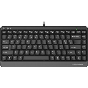 Клавиатура A4Tech Fstyler FKS11 черный/серый USB (FKS11 GREY) клавиатура a4tech fstyler fks11 серый usb fks11 grey