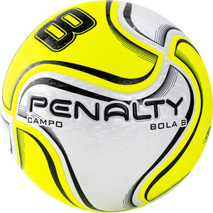 фото Мяч футбольный penalty bola campo 8 x, 5212851880-u, р. 5, бело-желтый