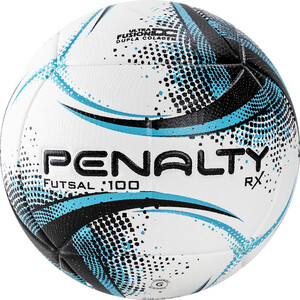фото Мяч футзальный penalty bola futsal rx 100 xxi, 5213011140-u, р. jr11, бело-черно-голубой