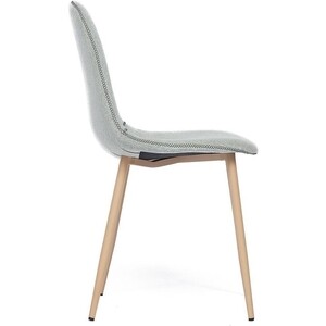 фото Стул tetchair breeze (mod. 5192) металл, ткань серый/бук g022-17