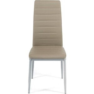 Стул TetChair Easy Chair (mod. 24) металл/экокожа пепельно-коричневый/серый стул tetchair easy chair mod 24 металл экокожа пепельно коричневый серый