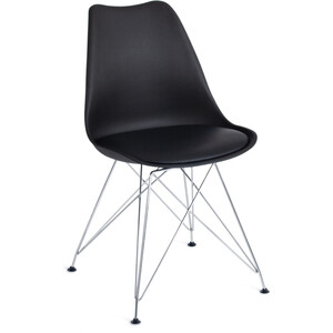 фото Стул tetchair tulip iron chair (mod.ec-123) металл/пластик черный