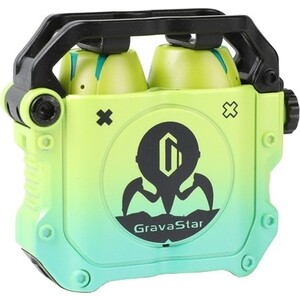 фото Наушники gravastar sirius neon green, tws, динамические, зеленый