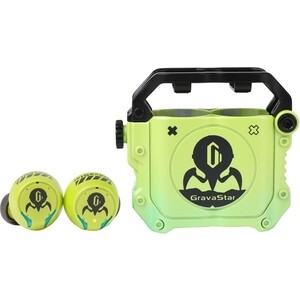 фото Наушники gravastar sirius neon green, tws, динамические, зеленый