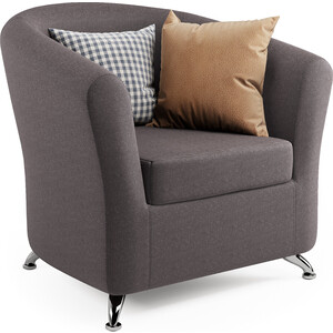 Кресло Шарм-Дизайн Евро рогожка латте софа шарм дизайн трио 2 латте