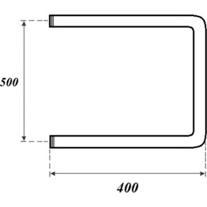 Полотенцесушитель водяной Point 400х500 П-образный, хром (PN35554)
