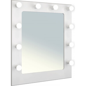 Зеркало Compass ДримСтар ДС-40 (без лампочек) белое дерево зеркало с полкой акватон жерона 85 белое серебро 1a158702gem20