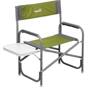 фото Кресло складное helios с отк.стол. maxi серый/зеленый (t-hs-dc-95200t-m-gg)