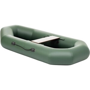 фото Лодка надувная тонар бриз 190 гребки + жесткое сиденье зеленый