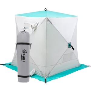 Палатка для зимней рыбалки Premier Fishing Куб 1,5х1,5 biruza/gray (PR-ISC-150BG)