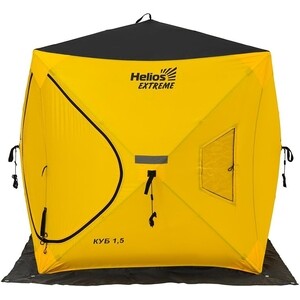 фото Палатка для зимней рыбалки helios куб extreme 1,5x1,5 v2.0 (широкий вход) (hs-ist-ce-1.5)