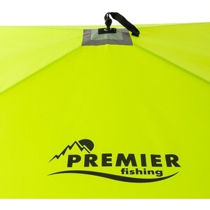 фото Палатка для зимней рыбалки premier fishing куб утепл. 1,8х1,8 yellow lumi/gray (pr-isci-180ylg)