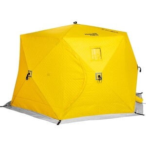 фото Палатка для зимней рыбалки helios утепл. юрта yellow (hs-isyi-y)