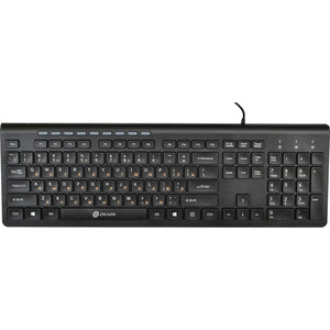Клавиатура Oklick 480M черный/черный USB slim Multimedia (1067196)