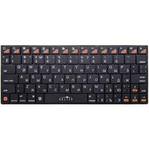 Клавиатура Oklick 840S черный USB беспроводная BT slim (754787) клавиатура тачпад беспроводная prestigio click and touch wireless keyboard bluetooth usb серый pskey1sgru