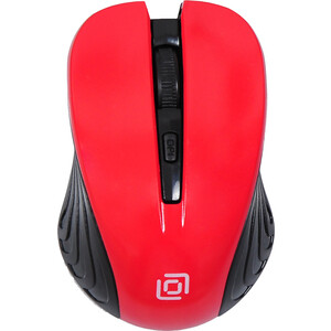 Мышь Oklick 545MW черный/красный оптическая (1600dpi) беспроводная USB для ноутбука (4but) (368631) oklick 545mw 368630