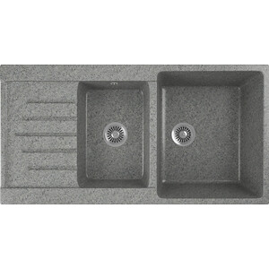 Кухонная мойка GreenStone GRS-98k-309 темно-серый блокнот для эскизов лилия холдинг sketches серый 12x17 см 50 л пружина слева