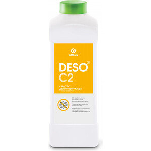 Дезинфицирующее средство GRASS DESO C2 клининг с моющим эффектом на основе ЧАС, канистра 1 л(125584)
