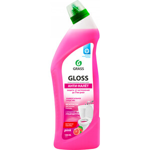 фото Чистящее средство grass gloss pink гель для ванны и туалета, 1 л(125544)