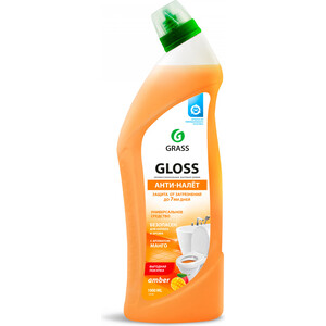 фото Чистящее средство grass gloss amber гель для ванны и туалета, 1 л(125546)