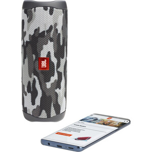 фото Портативная колонка jbl flip 5 camo (jblflip5bcamo)